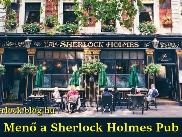 A Sherlock Holmes Pub nagyon menő