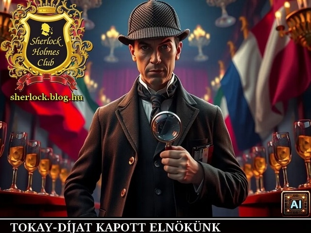 TOKAY-DÍJAT KAPOTT ELNÖKÜNK A FRANCIA SHERLOCK HOLMES TÁRSASÁGTÓL