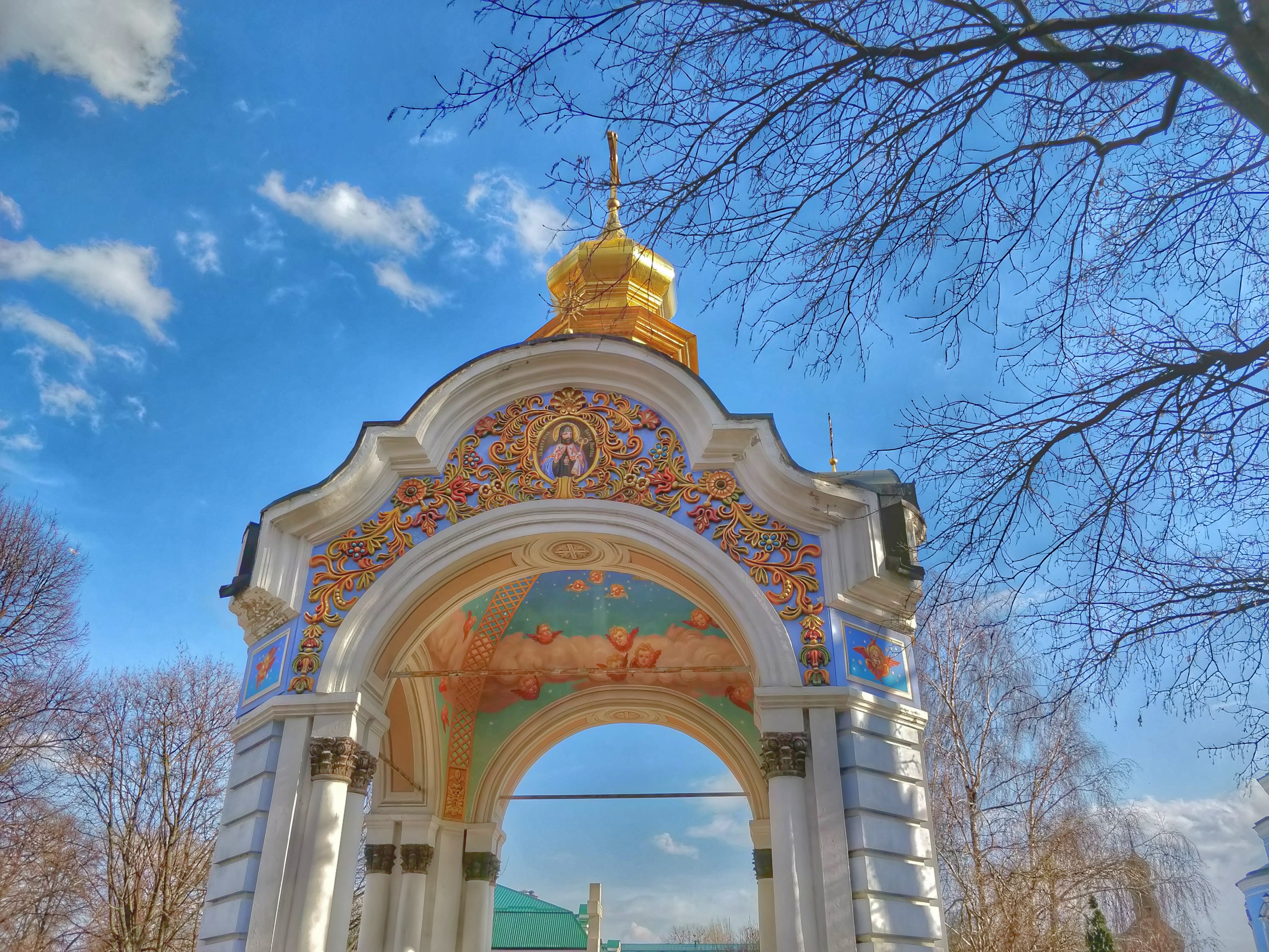 A Volodymyrska Hill tetején