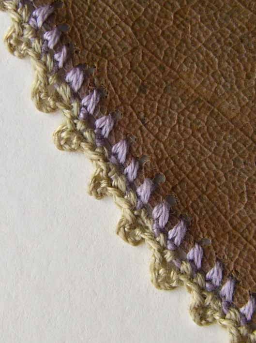 Laced (lilac-sand) detail