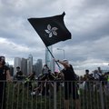 A hongkongi tüntetések zászlói