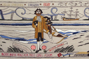 "Whisky Galore!" on The Prestonpans Tapestry