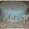 Let it Snow kalapdoboz