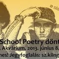 Az Irodalmi Jelen Slam School Poetry versenyének döntője