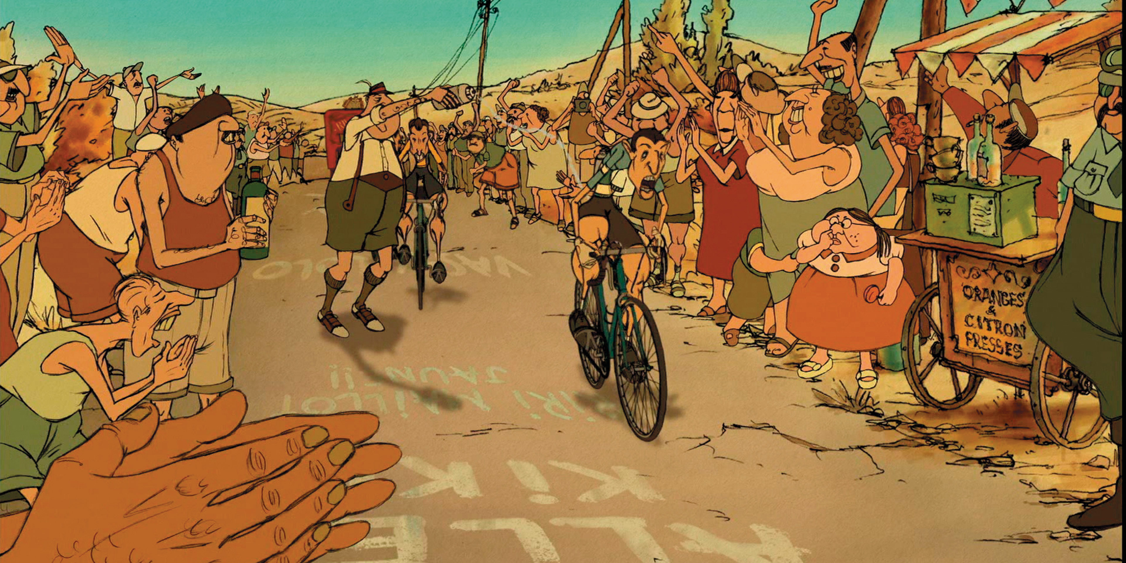 Béka és bicikli – Belleville hármasikrei