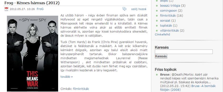 Úristen, mennyire marha szar ötlet volt ez a címformátum, nem is értem hogy pattant ki az agyamból, hogy ez jó lesz majd nekünk. Szerencsére ahogy fentebb is olvashattátok, sikerült meggyőzni, hogy vegyük le. :D 