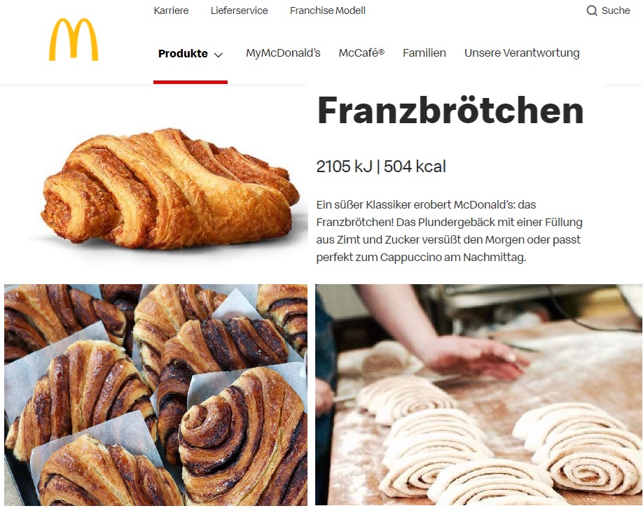 Bulvár POP konyha ! Franzia zsömle, Franzbrötchen aus Hamburg