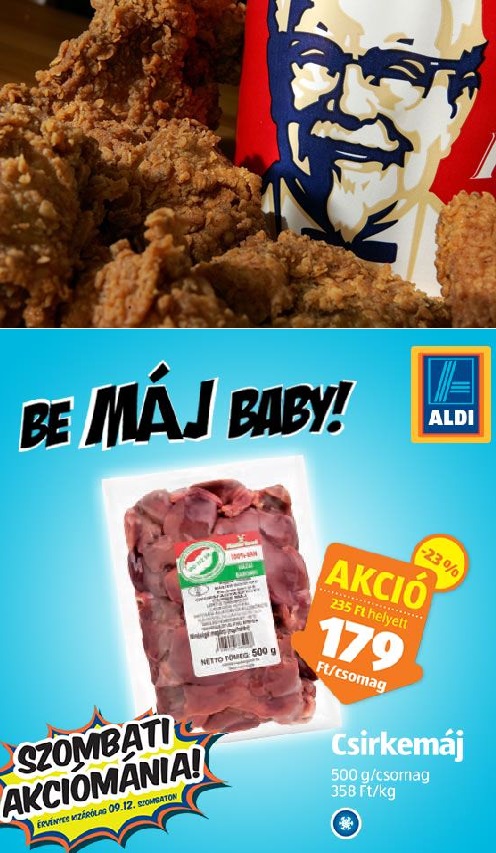 Bulvár POP konyha! KFC csirkemáj