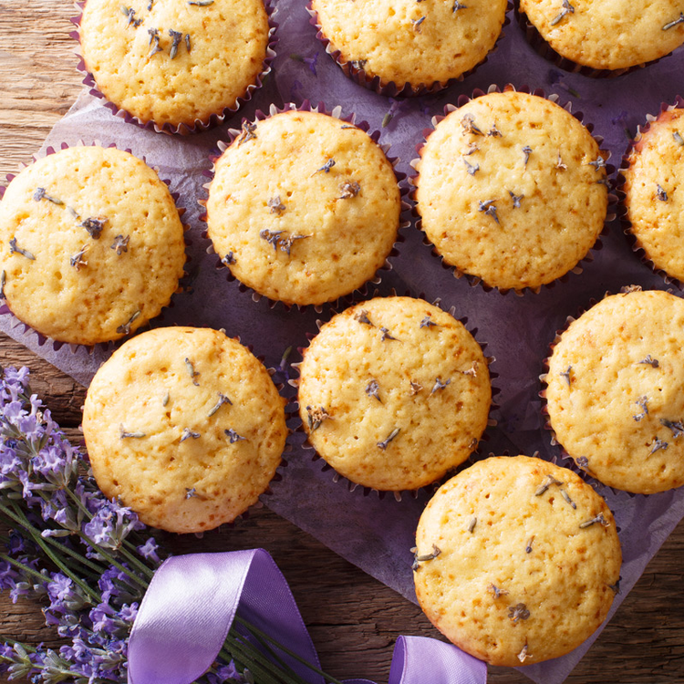 Levendulás-citromos muffin: nyári ízek egy süteménybe sütve