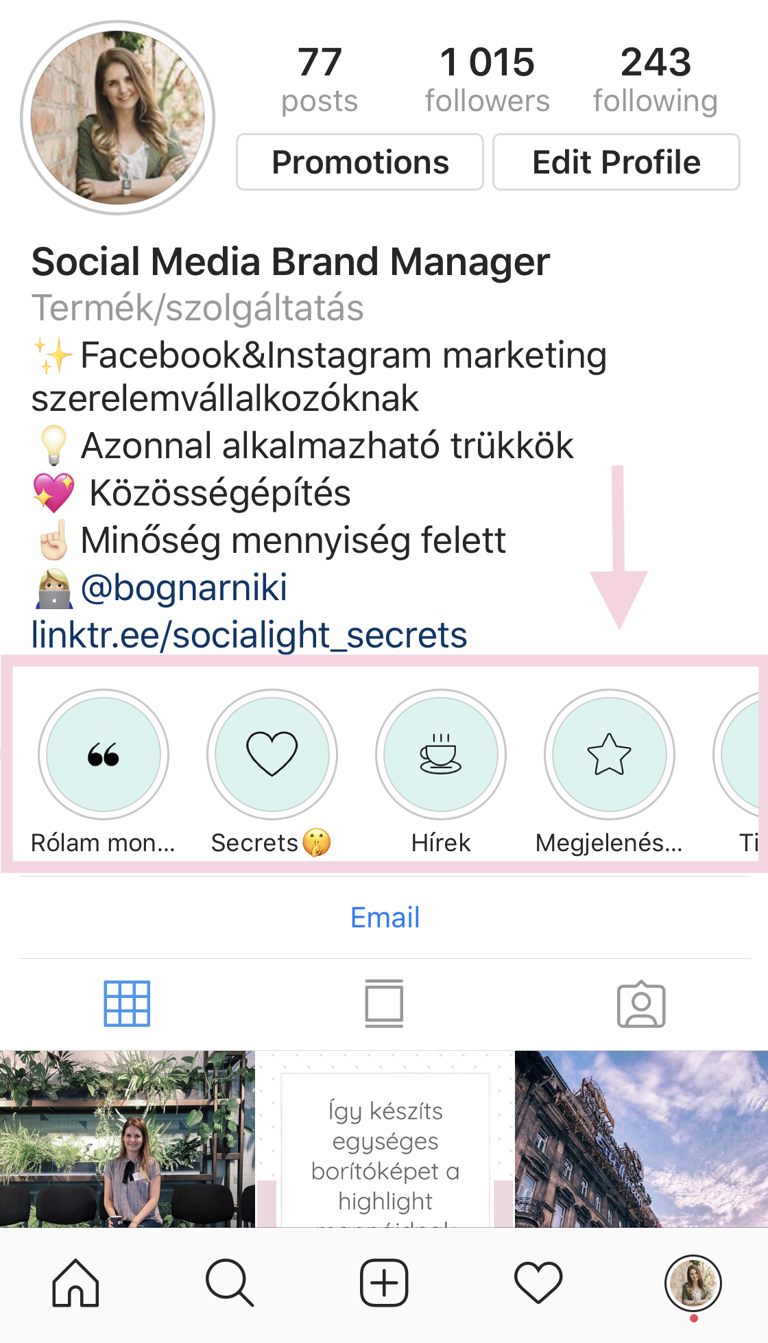 Így készíts egyedi highlight borítóképet Instagramra