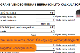 Ki keres jobban? Ön vagy egy migráns vendégmunkás?