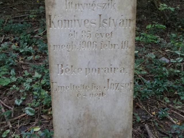 Kőmíves István (1823. - 1906.)