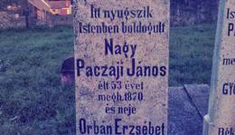 Patczai János Nagy (~1817. - 1871.)