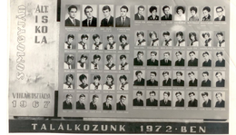 A somogyjádi Általános Iskola 1967-ben végzett A-B. osztálya