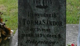 Torma Sándor (1871. - 1894.) - gépész