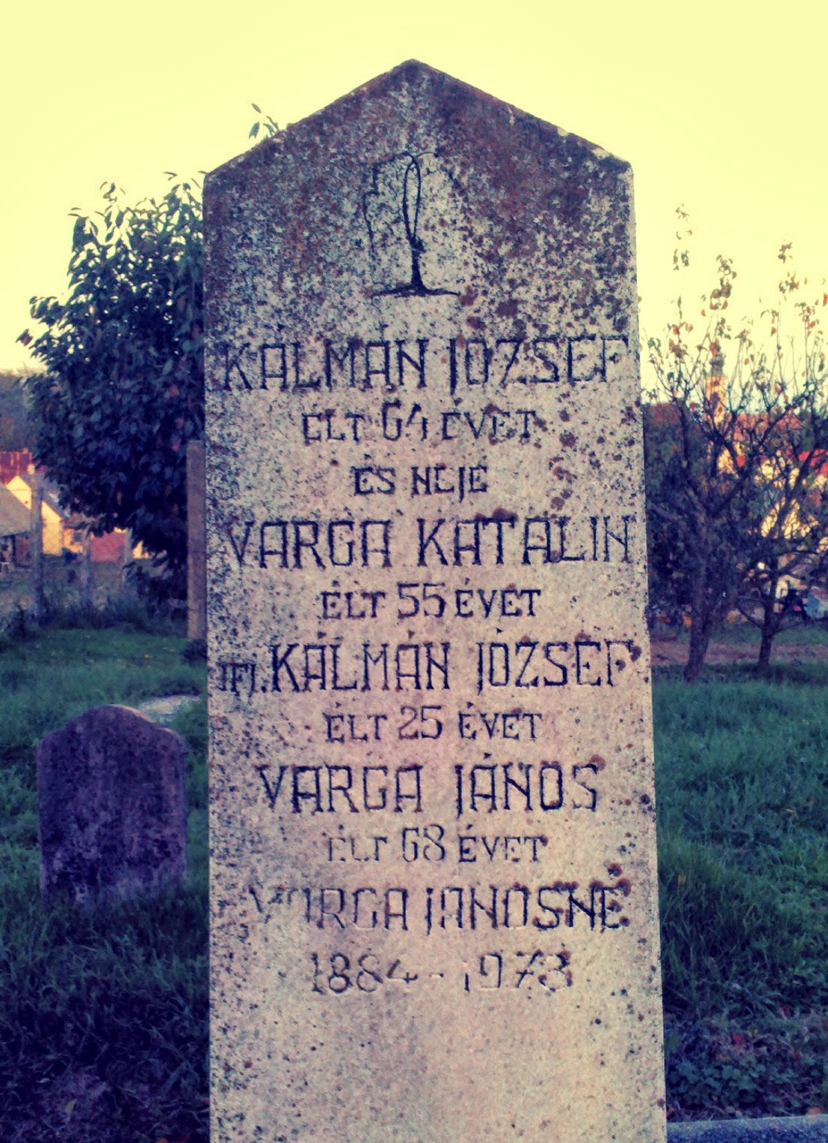 Kálmán József és Varga Katalin sírja (Somogyjád).jpg