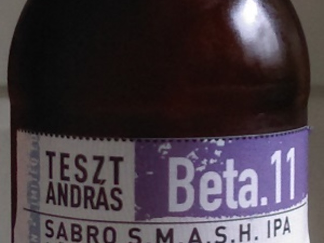 Teszt András Beta 11 IPA