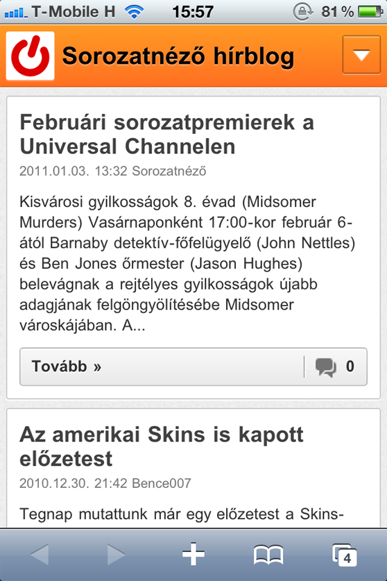 Mobil bloghu