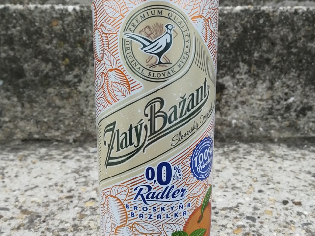 Olasz konyha szlovák sör módra elkészítve - Zlaty Bazant őszibarack-bazsalikom alkoholmentes radler