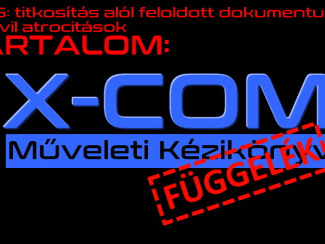 XCOM műveleti kézikönyv: Függelék
