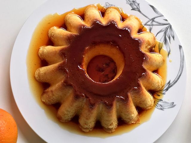 Narancsos flan - laktózmentes