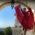 Tűzpiros flamenco festi be Budapest nevezetességeit