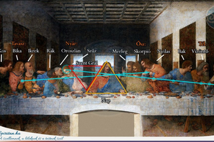 11 titok és kevéssé ismert tény da Vinci Az Utolsó Vacsora festményéről - még Jézus felesége, gyermeke és egy zene kottája is szerepel rajta!