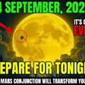 🚨Ennek ÚJHOLD UTÁN KELL eljutnia hozzád!🌕Hold és Mars együttállás: Erőteljes változás a lélekenergiában!✨Szeptember 24.