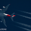 Contrail spotting - Qantas A380