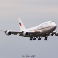 Bahrain Royal Flight Boeing 747-4P8 Ferihegyen
