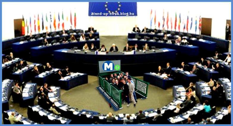 Brüsszel EU Parlament 4-es Metróval.JPG