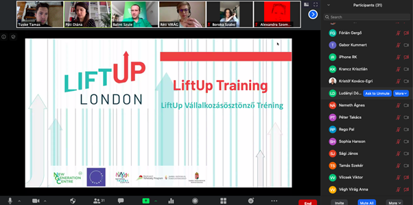 LiftUP vállalkozásfejlesztő képzés – online