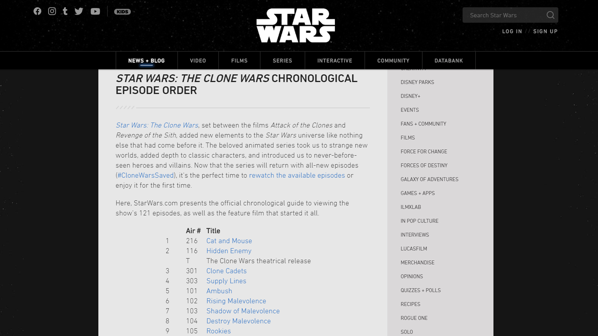 A Teljes Clone Wars Star Wars Empire