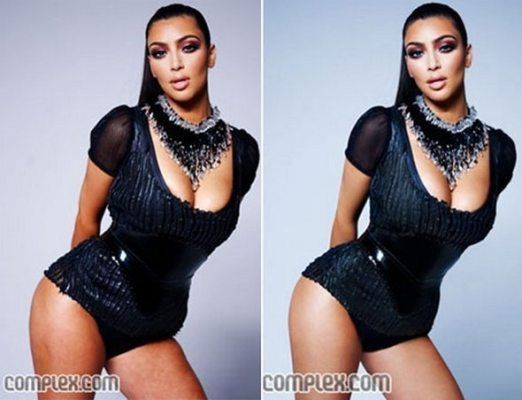 Az egyik legnagyobb Photoshop királynő őfelsége, Kim Kardashian.<br />