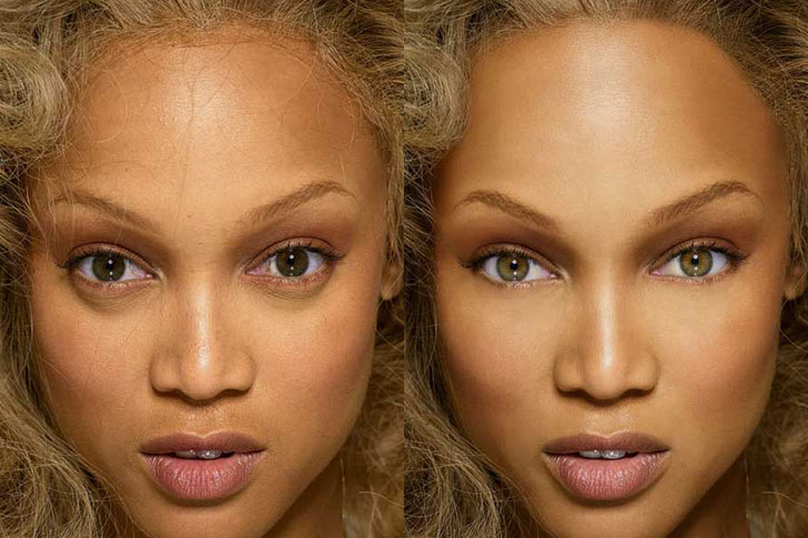 Tyra Banks: szomszéd helyes lány vs. szupermodell.<br />