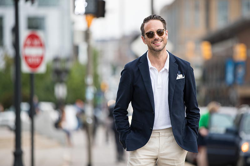 white-polo-shirt-under-navy-blazer-tan-linen-pants-leather-horsebit-loafers-mens-summer-outfit-idea-2016-4.jpg