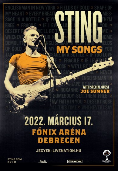 K t 2022 es Sting koncert Magyarorsz gon J ID PONTBAN Sting