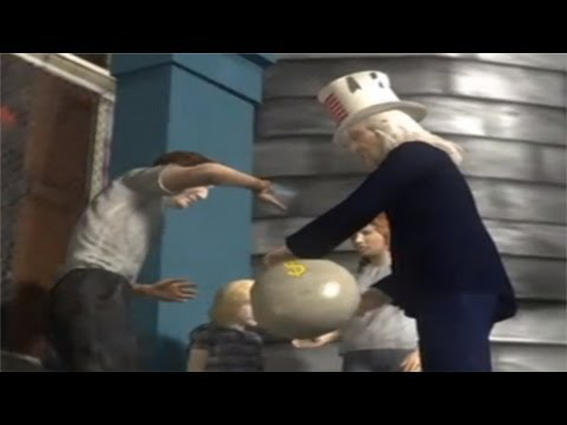 Kis kínai animáció az amerikai gazdaságról