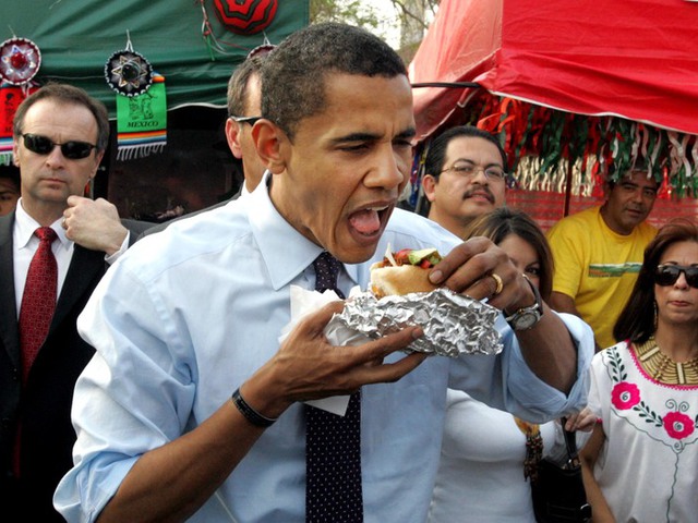 Obama él-hal a Street Foodért!