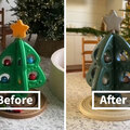Miért lett lefestve a játékkarácsonyfa?
