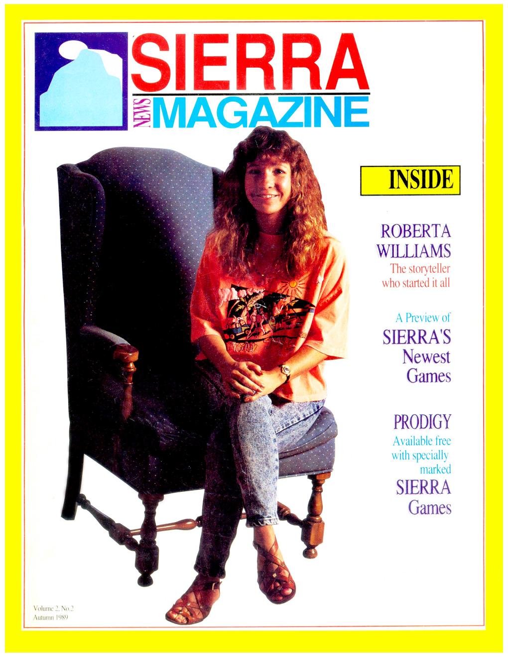 Egy 1989-es kiadvány borítója, a címlapon Roberta Williams.
