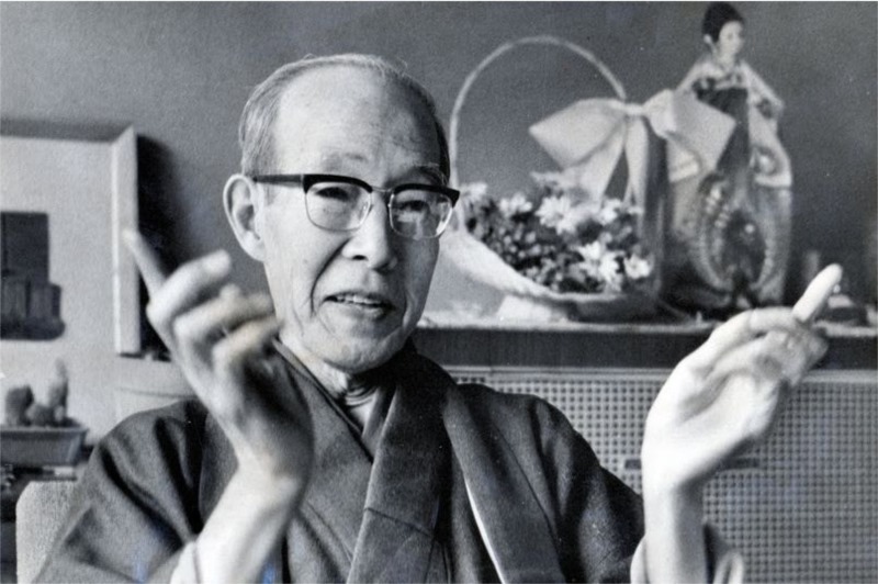 Az idős Jiro Horikoshi.