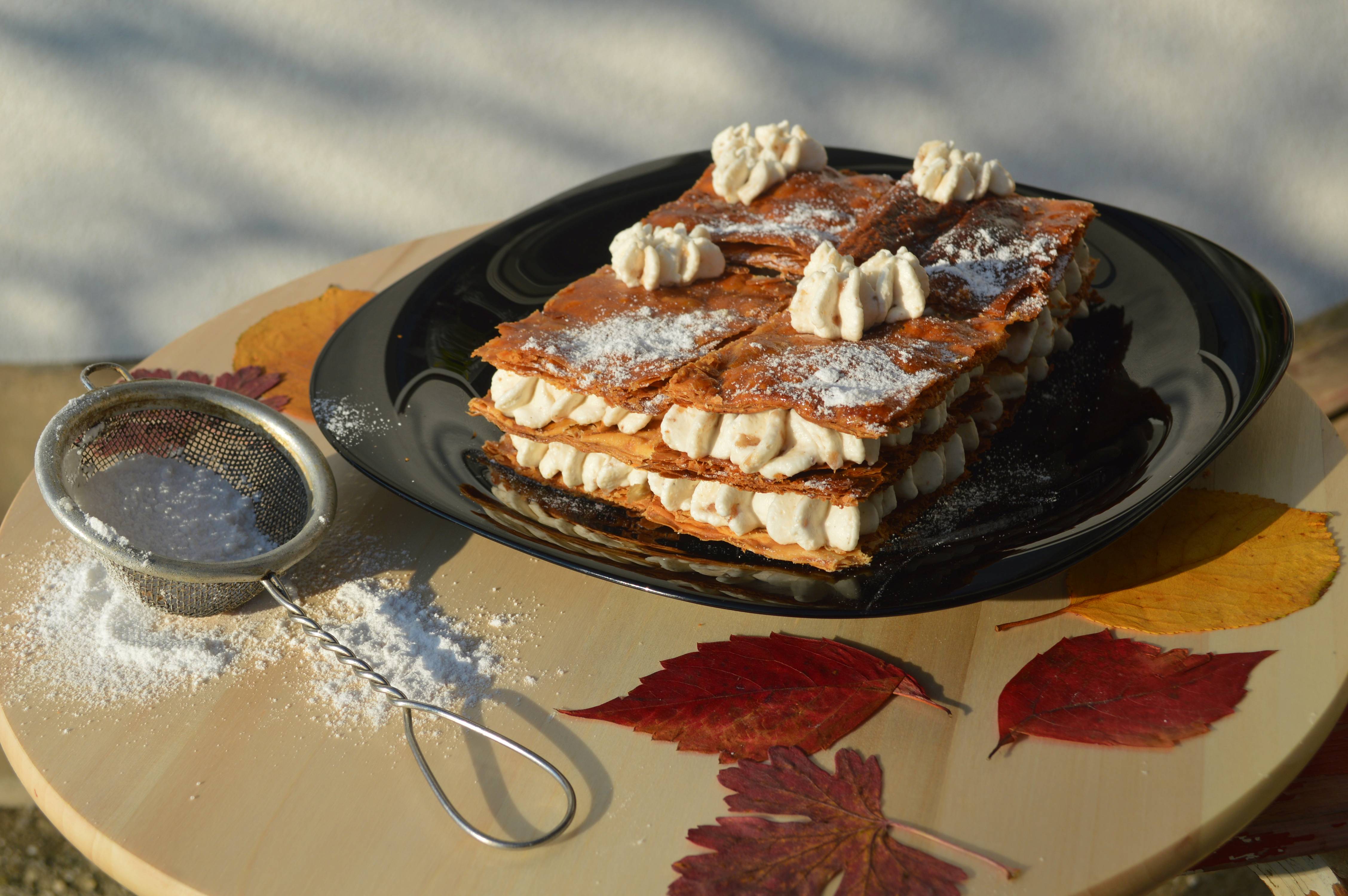 Gesztenyés mille feuille