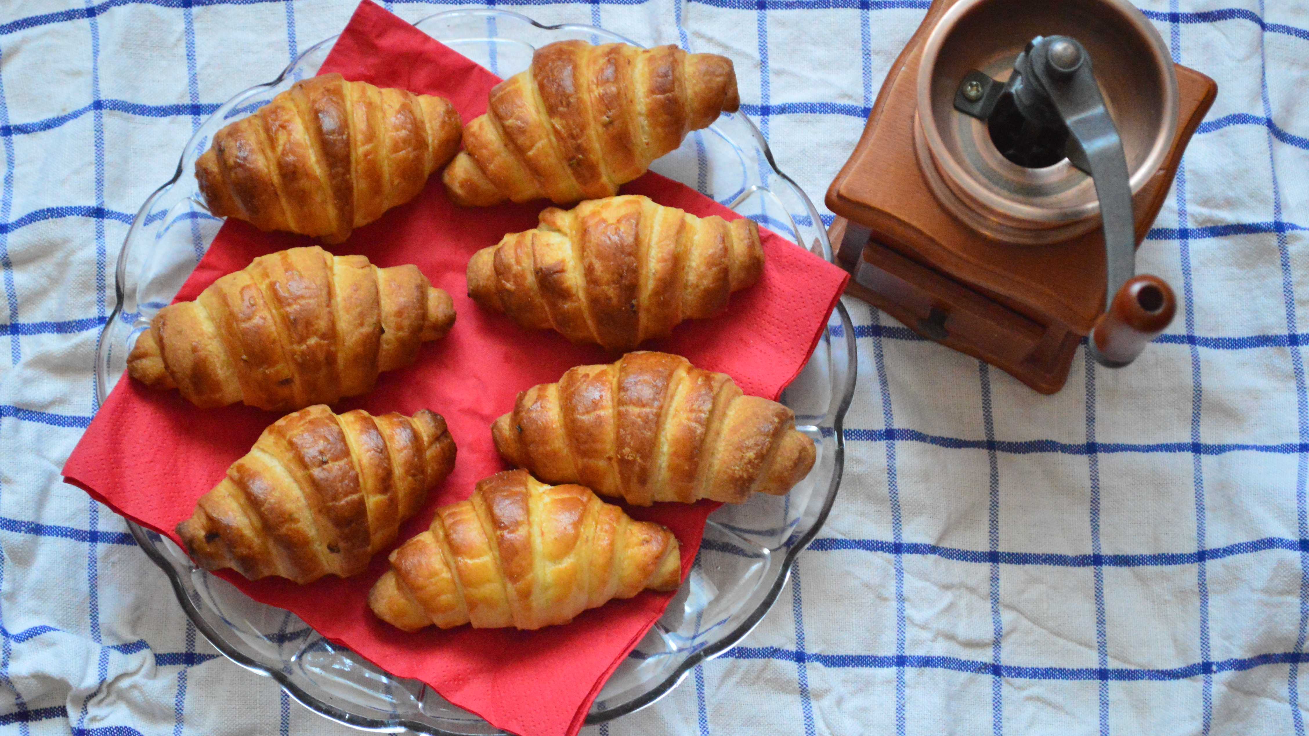 Mini nutellás croissant