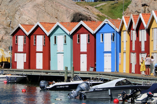 Svédország legismertebb színes házikói