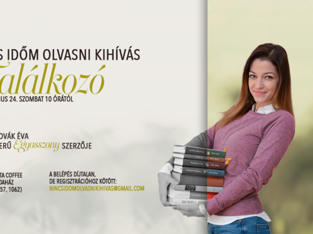 JÓTÉKONYKODÁS a Nincs időm olvasni kihívás TALÁLKOZÓján márciusban!