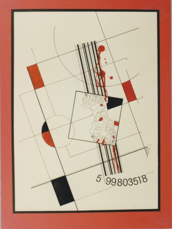 Kódolt síkok, 40x50 cm, papír, tus, 1997