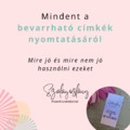 Mindent a bevarrható címkék nyomtatásáról