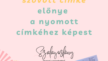 A szövött címke előnye a nyomott címkéhez képest