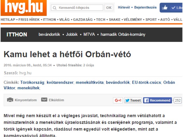 Így hazudik a liberális sajtó vétó ügyben
